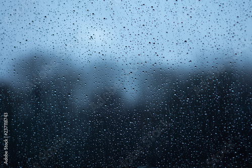 rain drops on window © IgalMarcelo