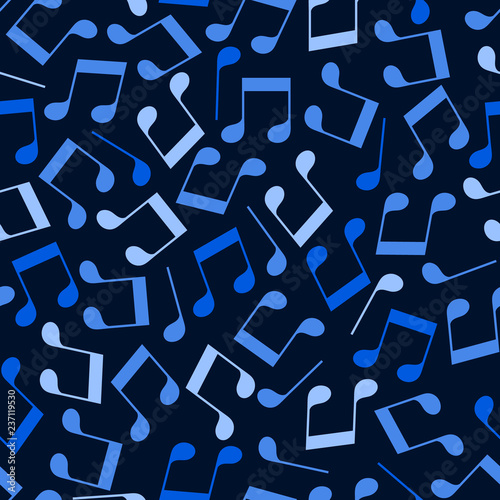 Simple chaotic blue music n...