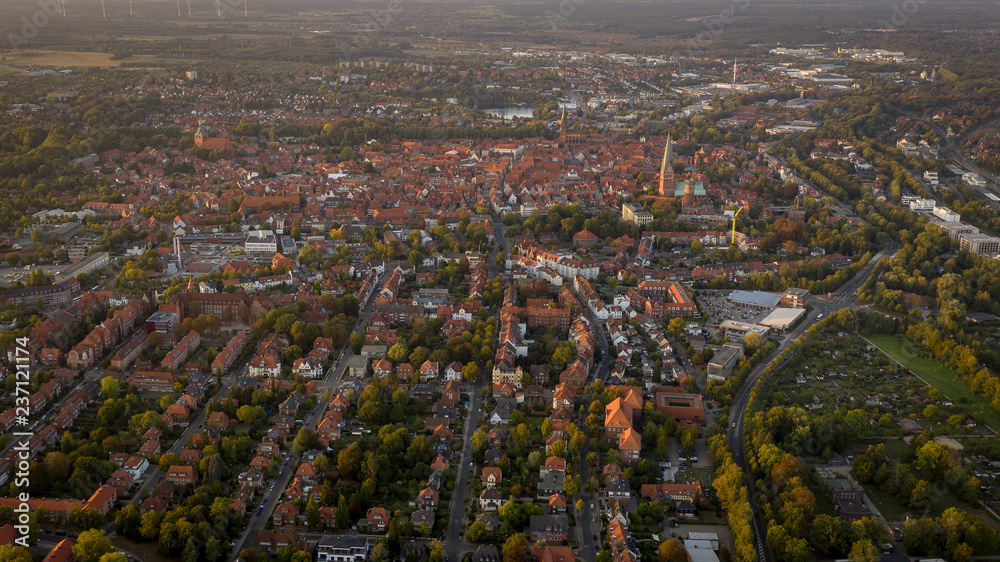 Panorama von Lüneburger Altstadt