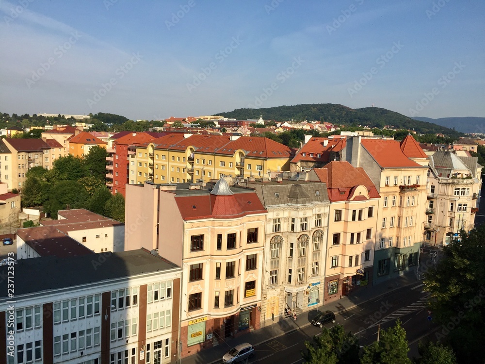 view of the city of ústí nad labem