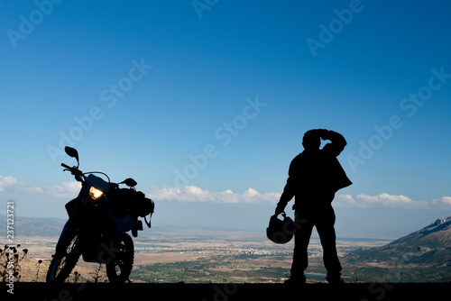 motorcycle ride expedition and summit sights