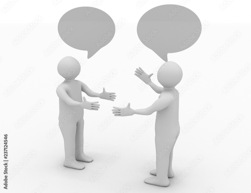 conversation with two mans concept conversation with two mans concept