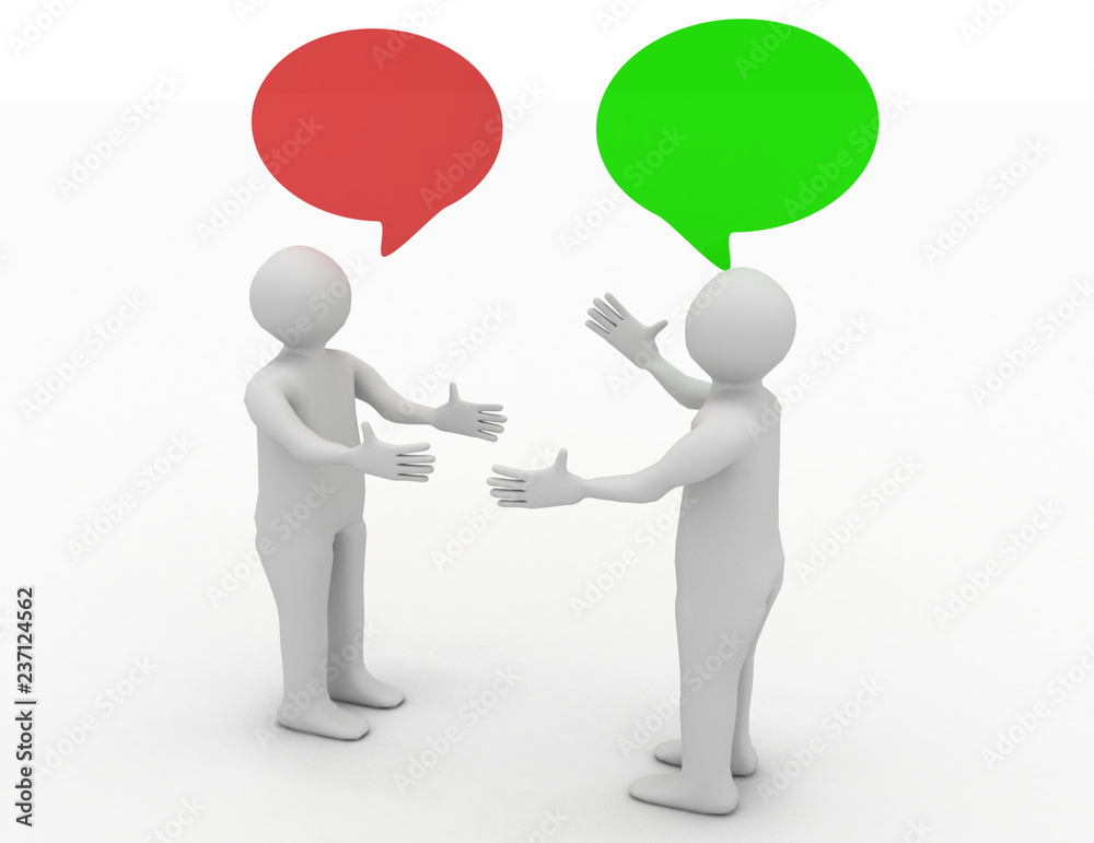 conversation with two mans concept conversation with two mans concept