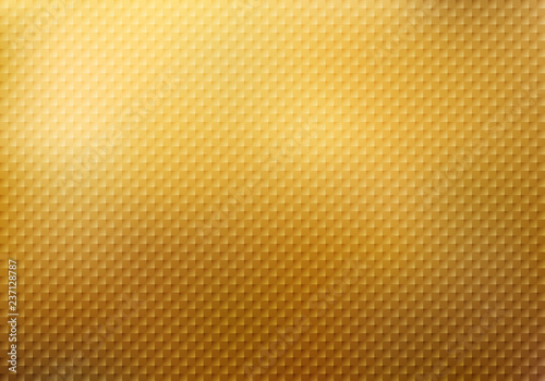 Abstract squares pattern texture on gold background