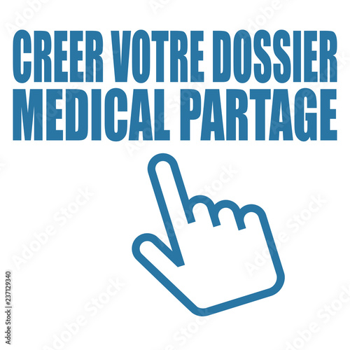 Logo créer votre dossier médical partagé.