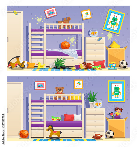 Children Room Interior Banners