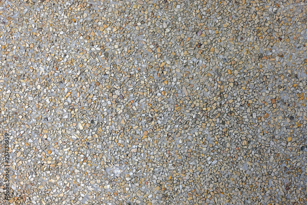 Close up colorful pebbles concrete background Close up colorful pebbles concrete background