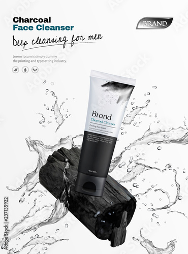 Charcoal cleanser commercial ads