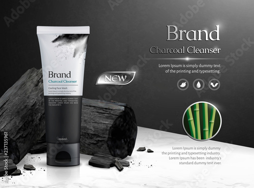 Charcoal cleanser commercial ads
