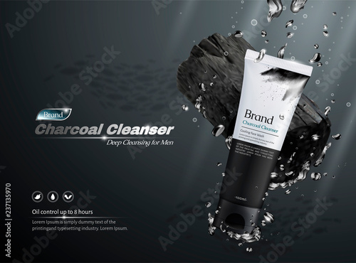 Charcoal cleanser commercial ads
