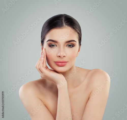 Beautiful young woman. Female model with healthy skin