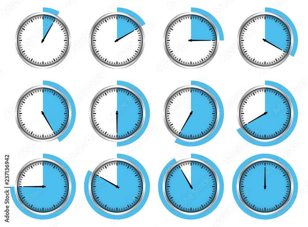 Stopwatches Hand Of A Clock Outside Blue Time Stopwatches Hand Of A Clock Outside Blue Time