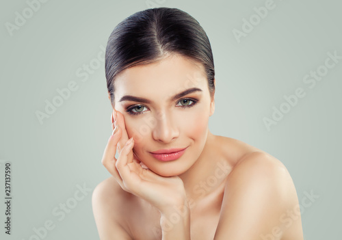 Healthy face young woman