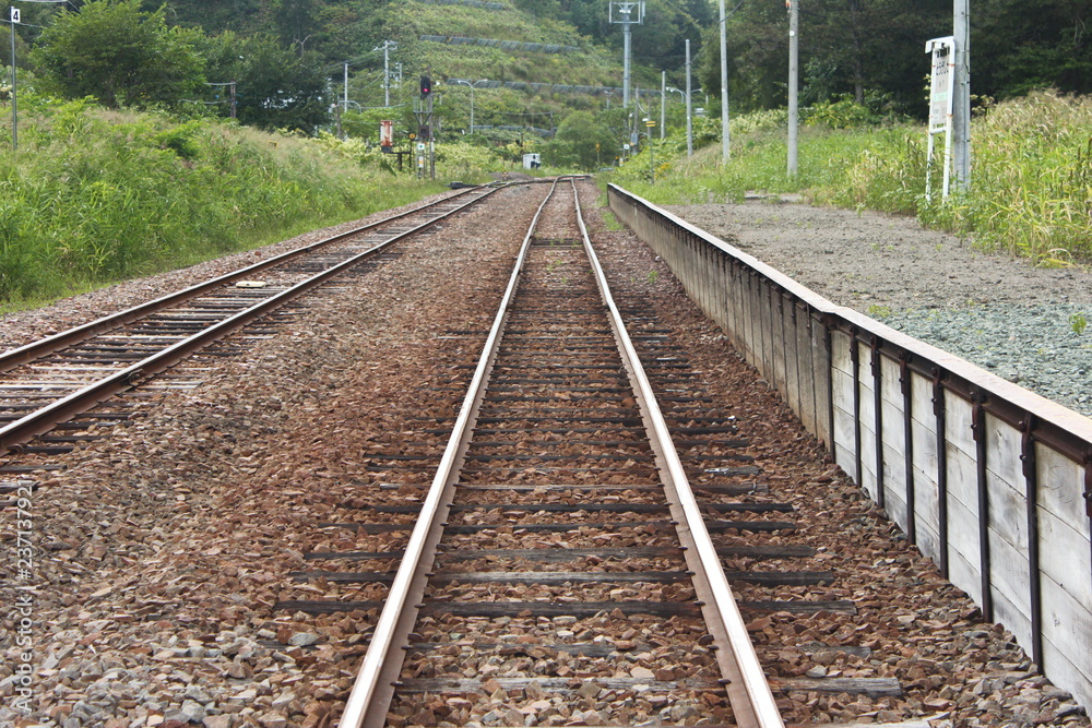 留萌本線　線路