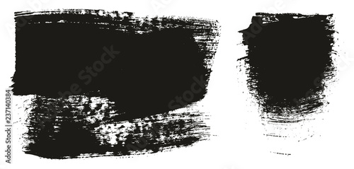 Paint Brush Wide Background High Detail Abstract Vector Background Set 130