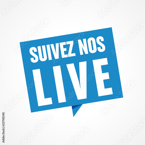 suivez nos live