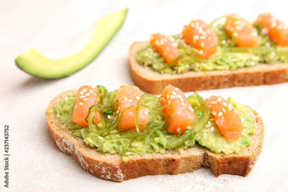 Toast with avocado Toast with avocado
