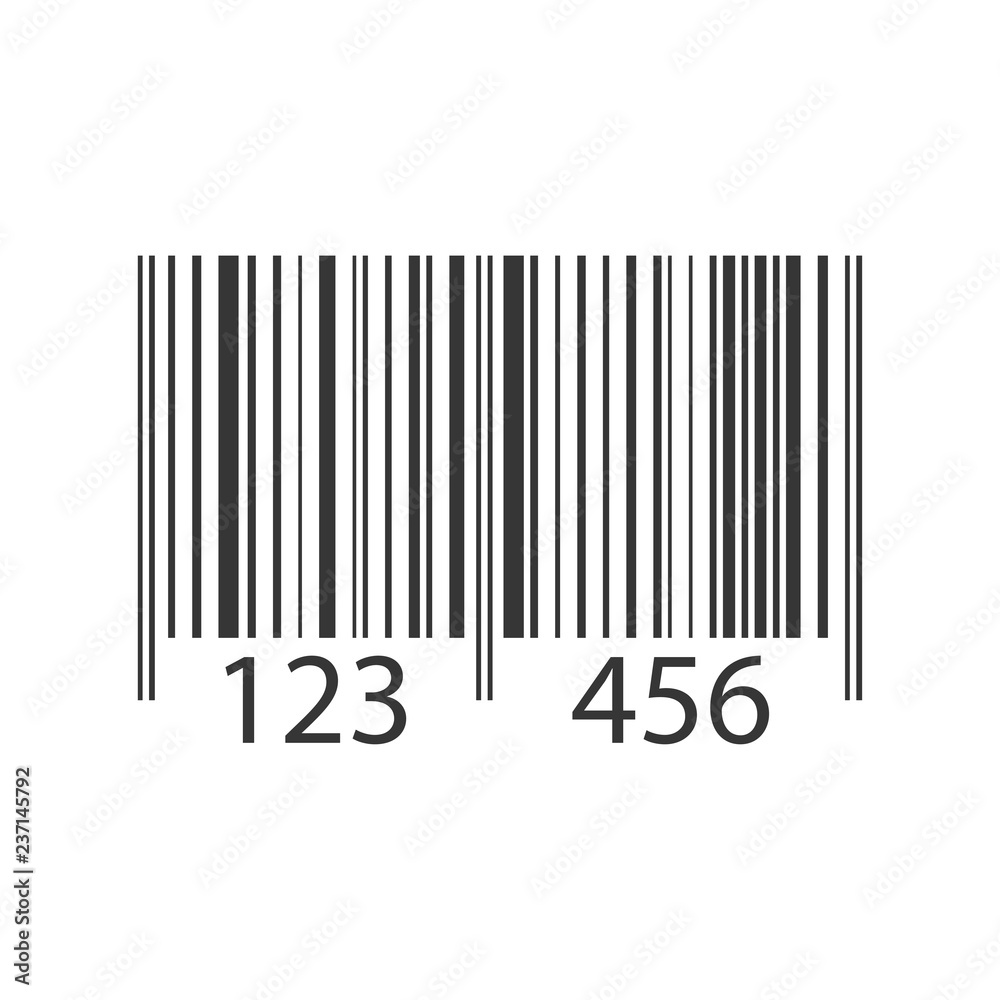 Concept barcode information. Strip code data. Price and identification of product for inventory