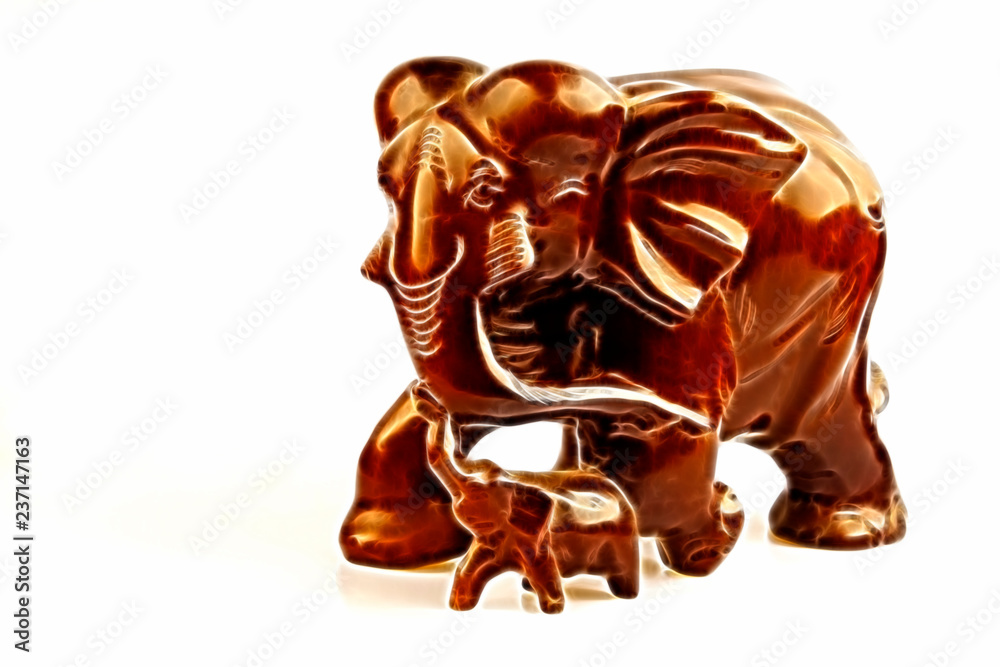 elephant sculpture, computer generated images elephant sculpture, computer generated images