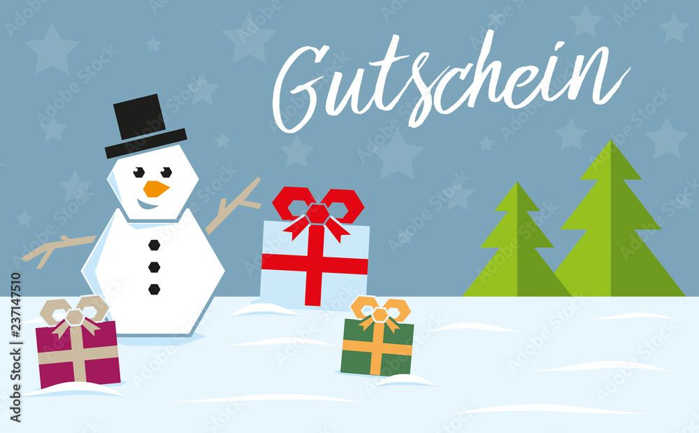 Gutschein Weihnachten Grußkarte Geschenke Gutschein Weihnachten Grußkarte Geschenke