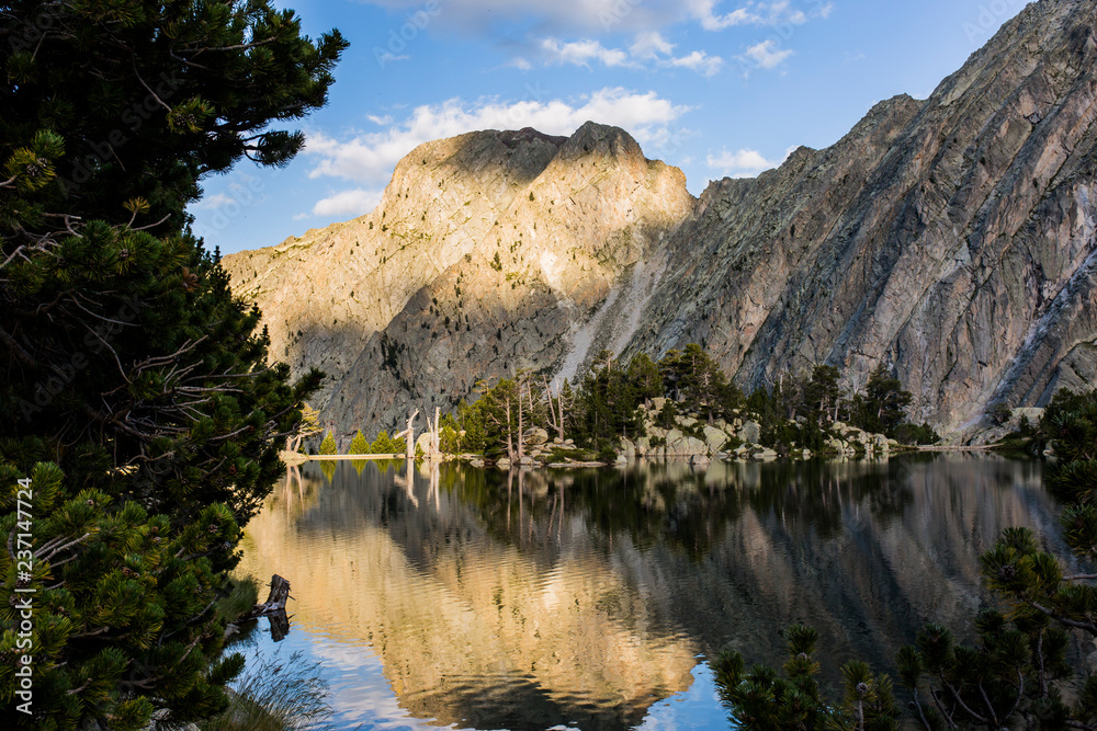 Fototapeta premium Summer in Aiguestortes and Sant Maurici National Park, Spain