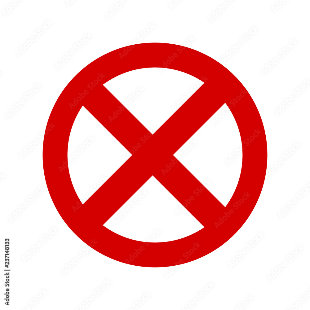 No parking flat icon, vector sign, isolated. Prohibiting sign symbol, illustration. Flat style design No parking flat icon, vector sign, isolated. Prohibiting sign symbol, illustration. Flat style design