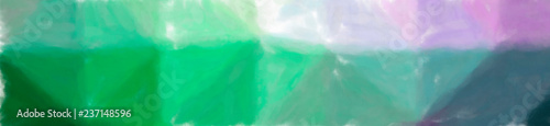 Illustration of abstract Green And Purple Watercolor Wash Banner background.