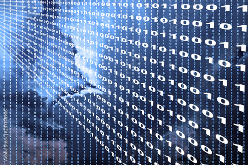 Binary code background