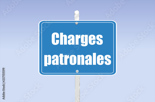 panneau charges patronales