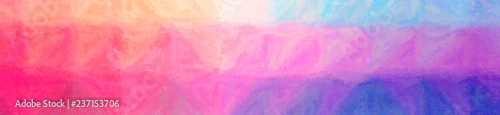 Illustration of red, blue a...