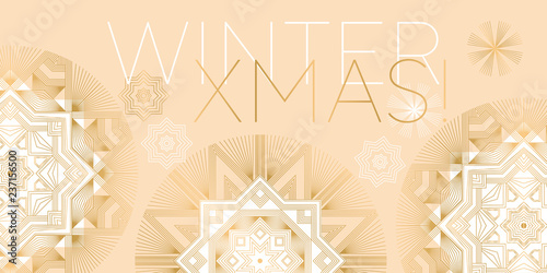 xmas snowflake and star des...