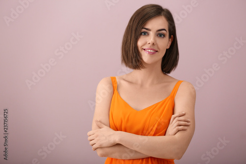 Portrait of beautiful young...