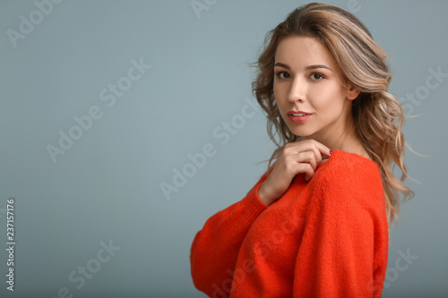 Portrait of beautiful young...