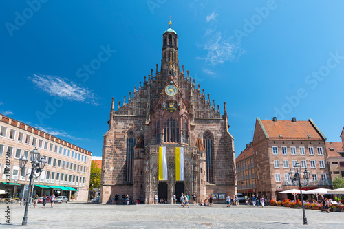 The Frauenkirche (Church of Ladies) in Nuremberg, Bavaria, Germany.