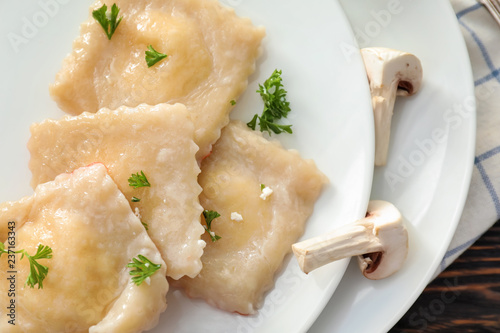 Delicious homemade ravioli ...