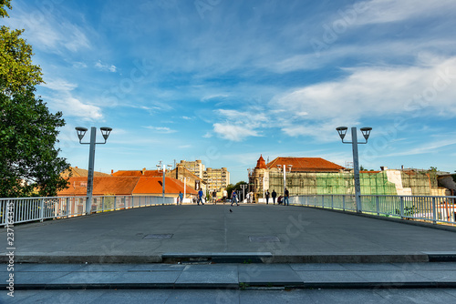 Foto Zrenjanin, Serbia - May 17, 2018: Serbian town of Zrenjanin main pedestrian street