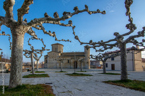 St. Martin Church, in Romanesque style in Fromista, Palencia photo