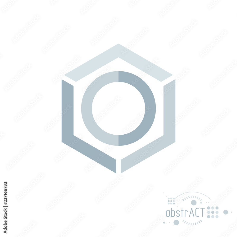 Vector modern geometric artistic graphic composition can be used as template and layout. Abstract technical background with graphic shape, hexagon. Vector modern geometric artistic graphic composition can be used as template and layout. Abstract technical background with graphic shape, hexagon.