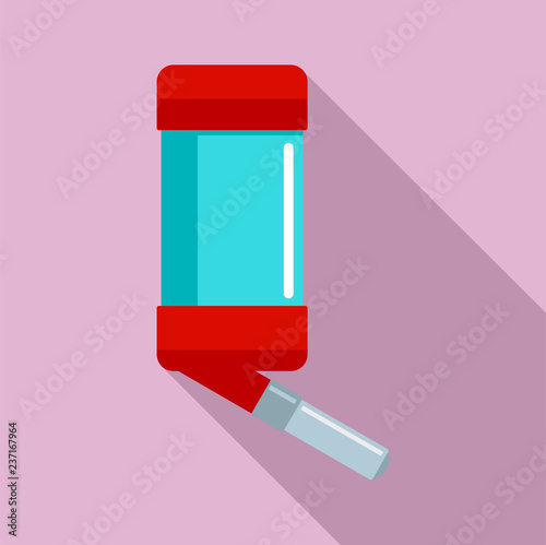Pet drinker icon. Flat illustration of pet drinker vector icon for web design