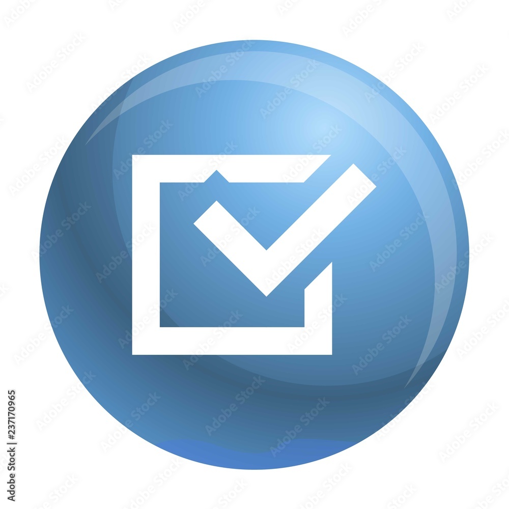 Check sign icon. Simple illustration of check sign vector icon for web design isolated on white background Check sign icon. Simple illustration of check sign vector icon for web design isolated on white background