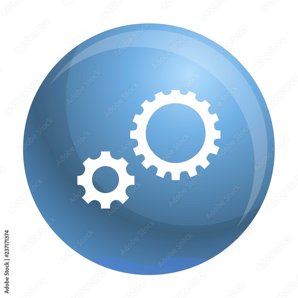 Gear icon. Simple illustration of gear vector icon for web design isolated on white background Gear icon. Simple illustration of gear vector icon for web design isolated on white background