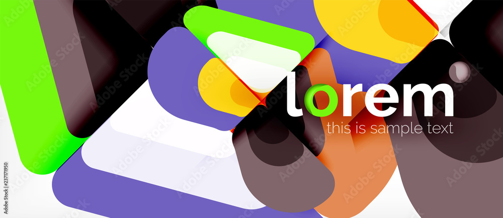 Geometric abstract background Geometric abstract background