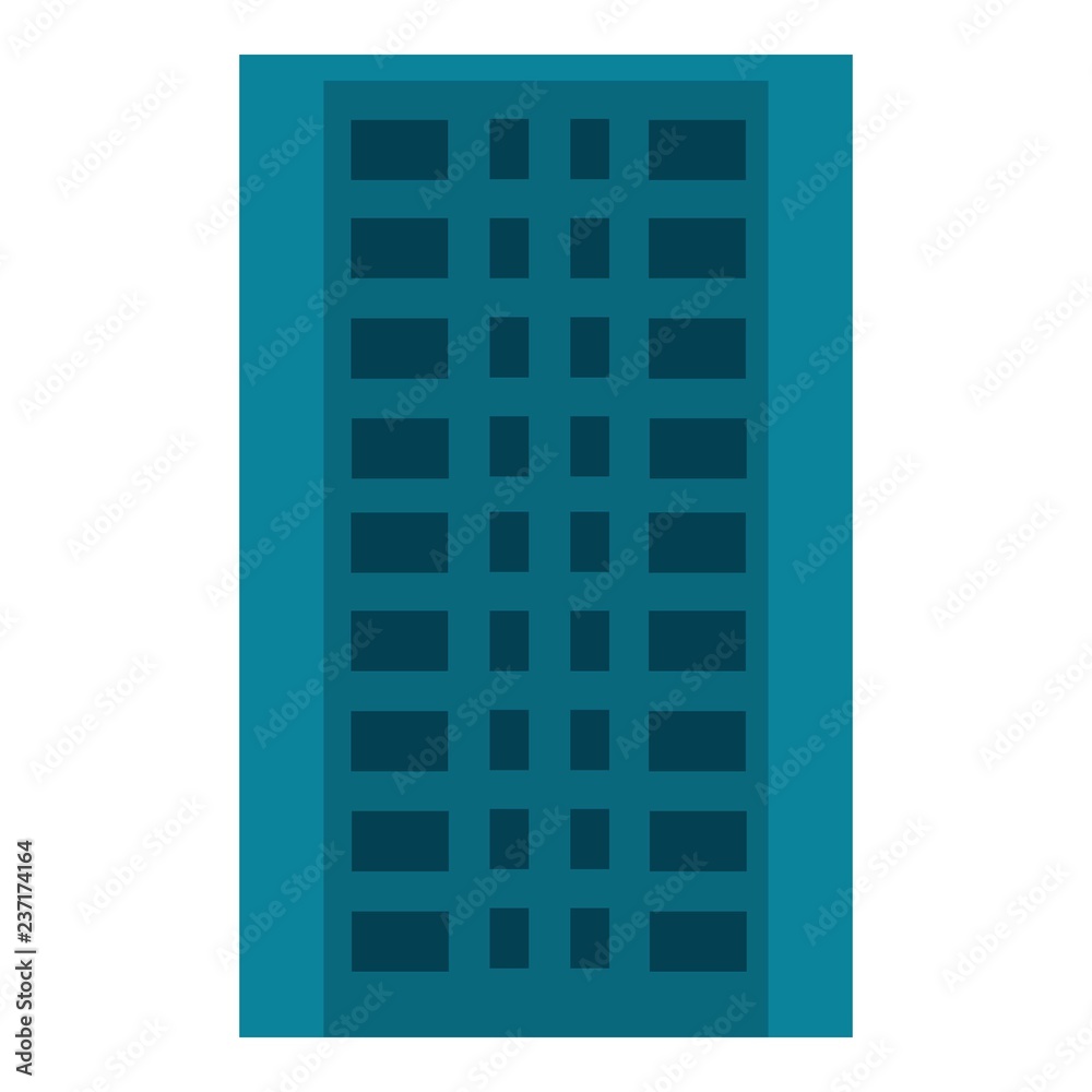 City apartment building icon. Flat illustration of city apartment building vector icon for web design City apartment building icon. Flat illustration of city apartment building vector icon for web design