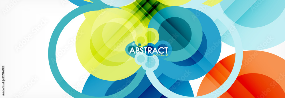 Circle composition abstract background Circle composition abstract background