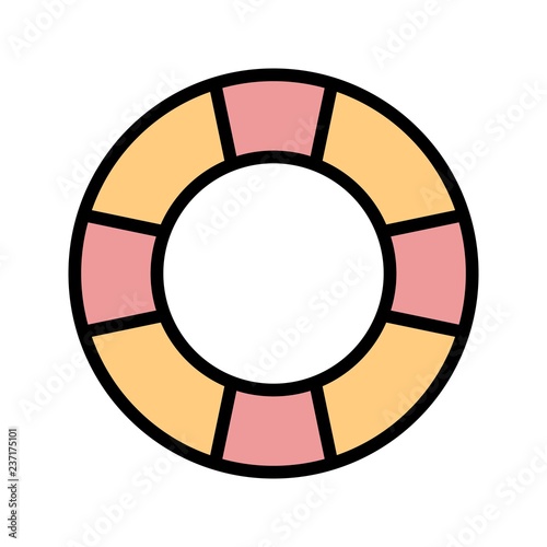 Life Preserver Vector Icon
