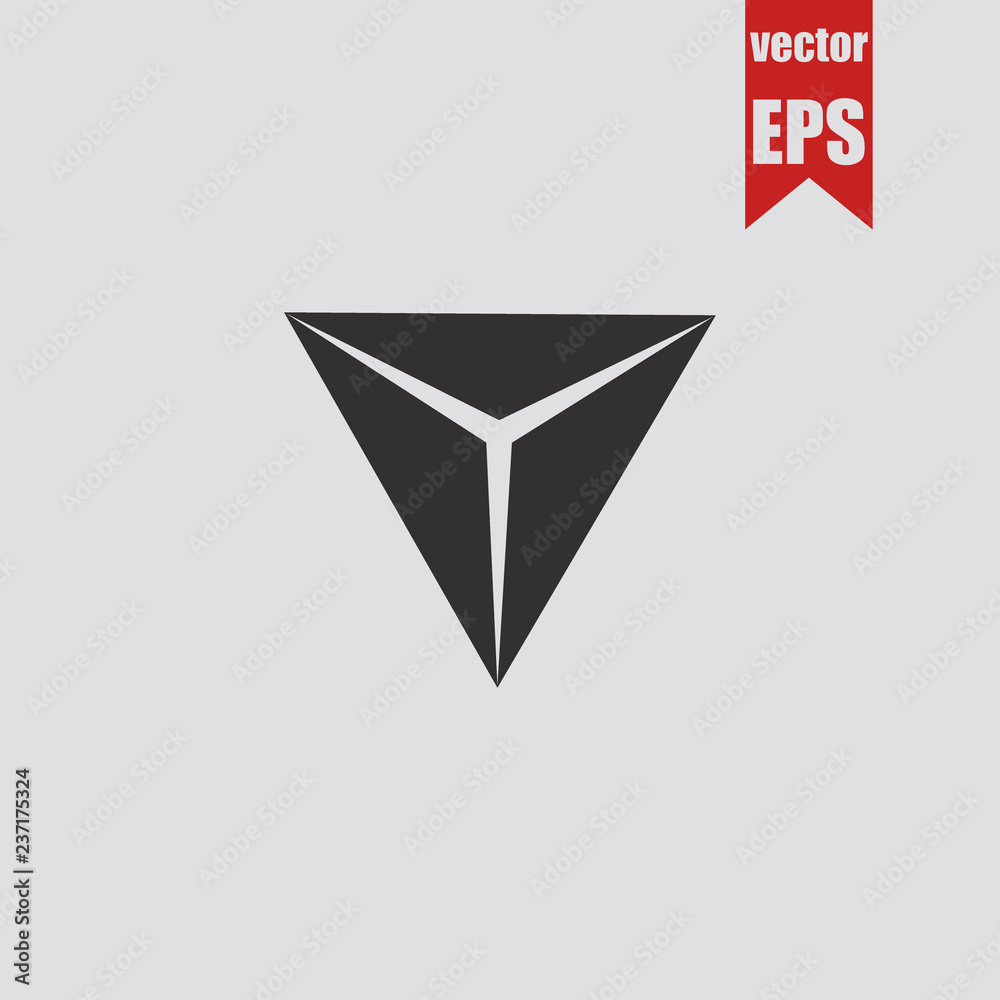 Pyramid icon.Vector illustration. Pyramid icon.Vector illustration.