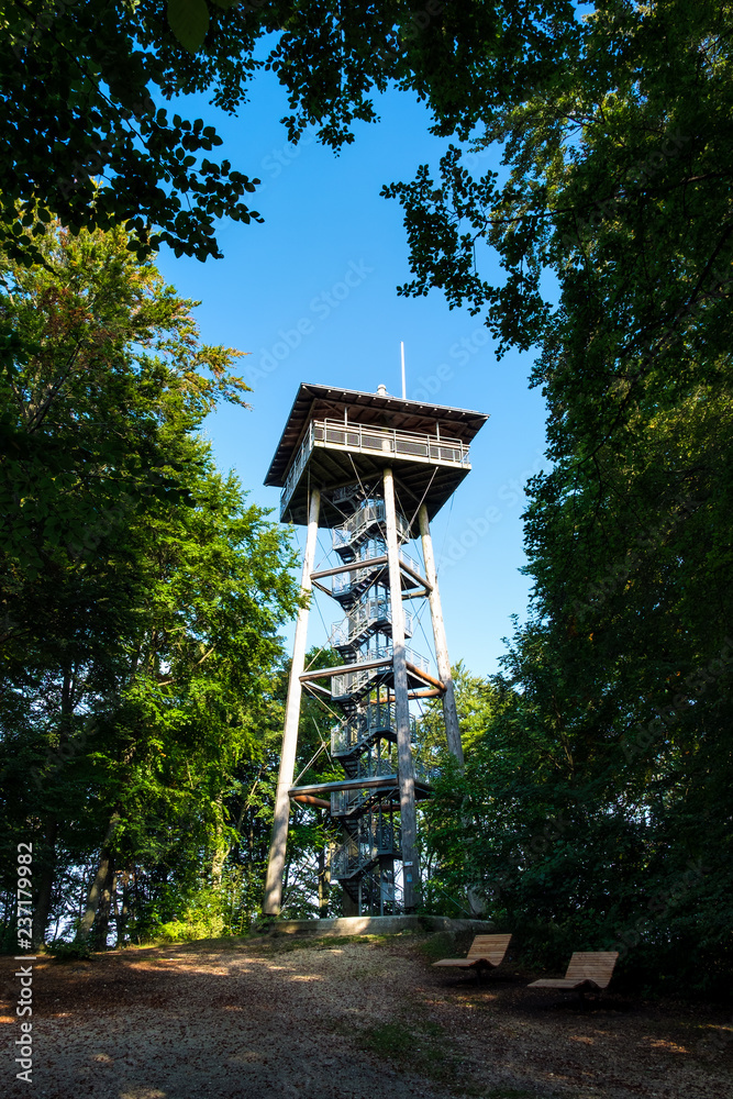 Famous tower Aalbaeumle near Aalen