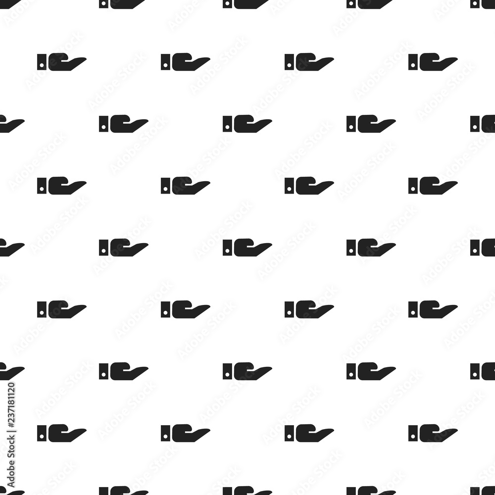 Give hand pattern seamless vector repeat for any web design Give hand pattern seamless vector repeat for any web design