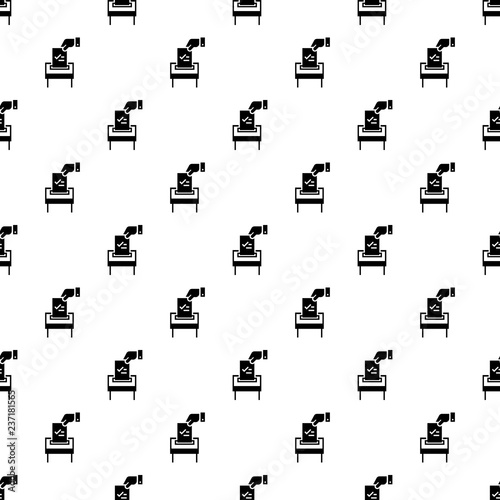 Election paper pattern seamless vector repeat for any web design