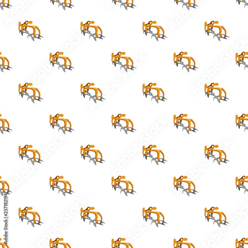Spike for boot pattern seamless vector repeat for any web design